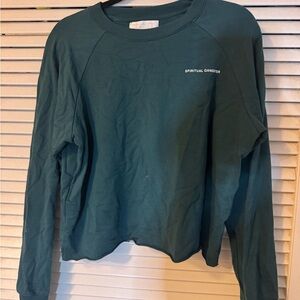 Spiritual Gangster Green Sweatshirt